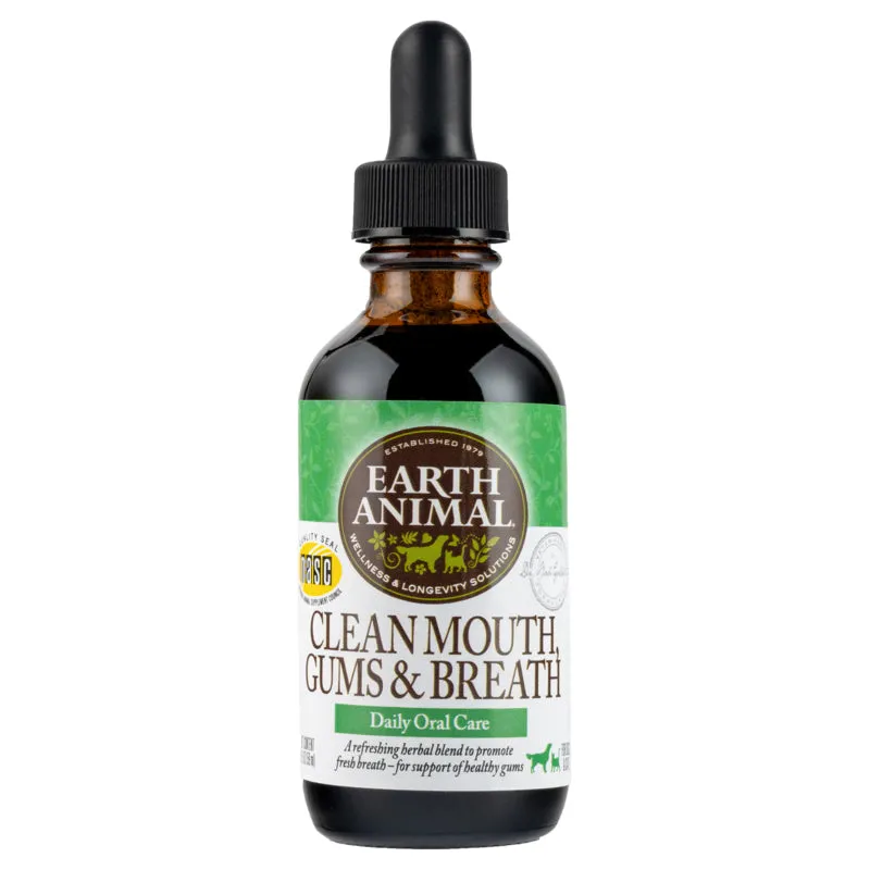 Earth Animal Clean Mouth, Gums, & Breath Organic Herbal Remedy