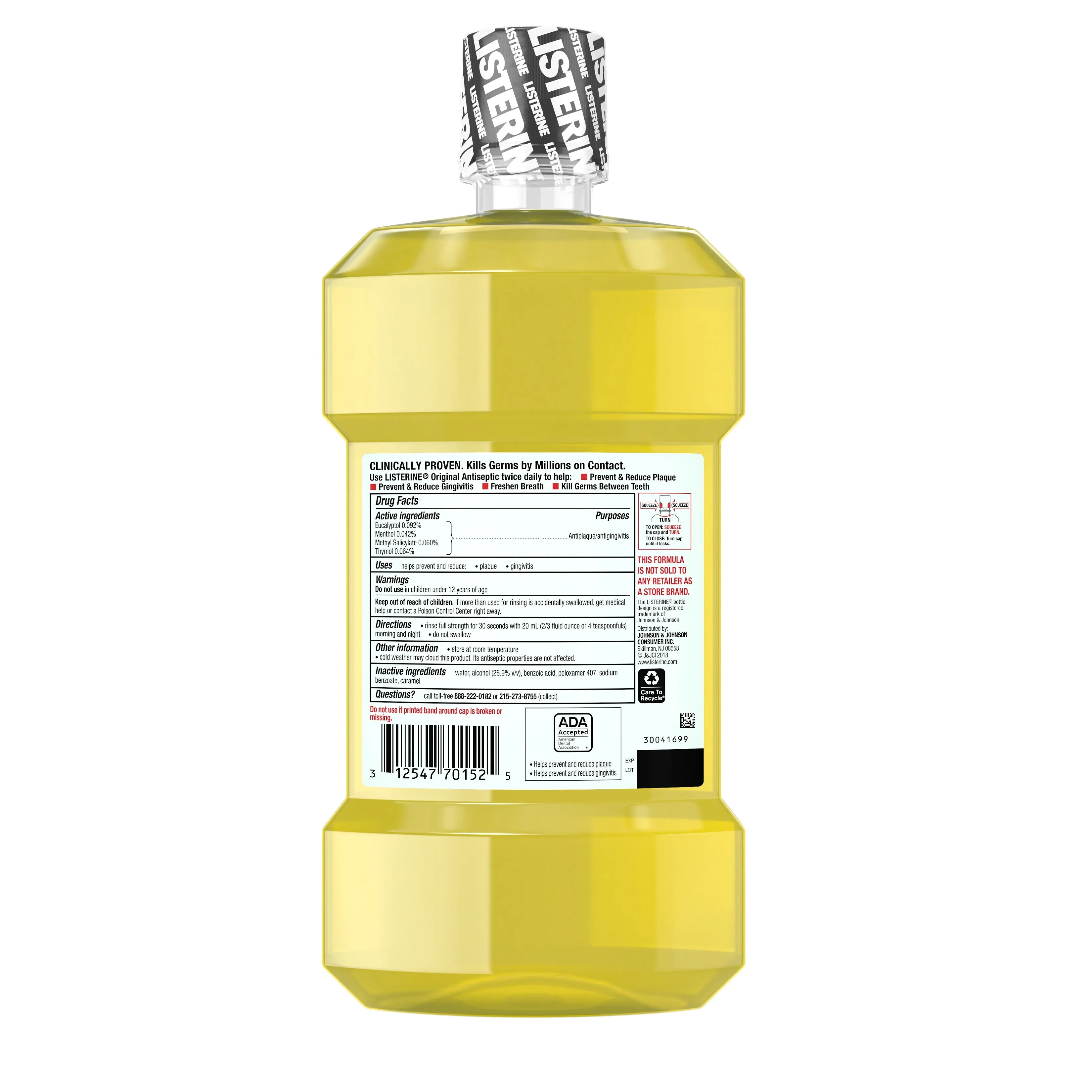Original Listerine Antiseptic Mouthwash